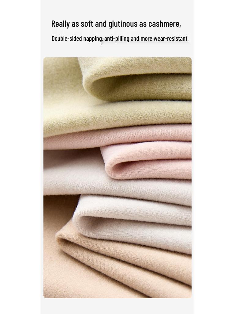 Women's Acrylic Thermal Fleece-Lined Underwear Set