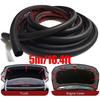 Car Door Rubber Weather Seal Hollow Strip Universal Weatherstrip D-shape 196inch