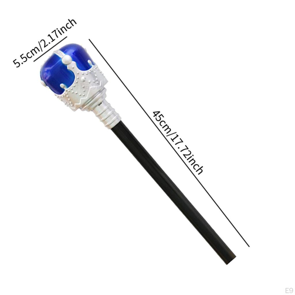 King Scepter Prop Halloween Costume Accessory Decoration for Stage Performances