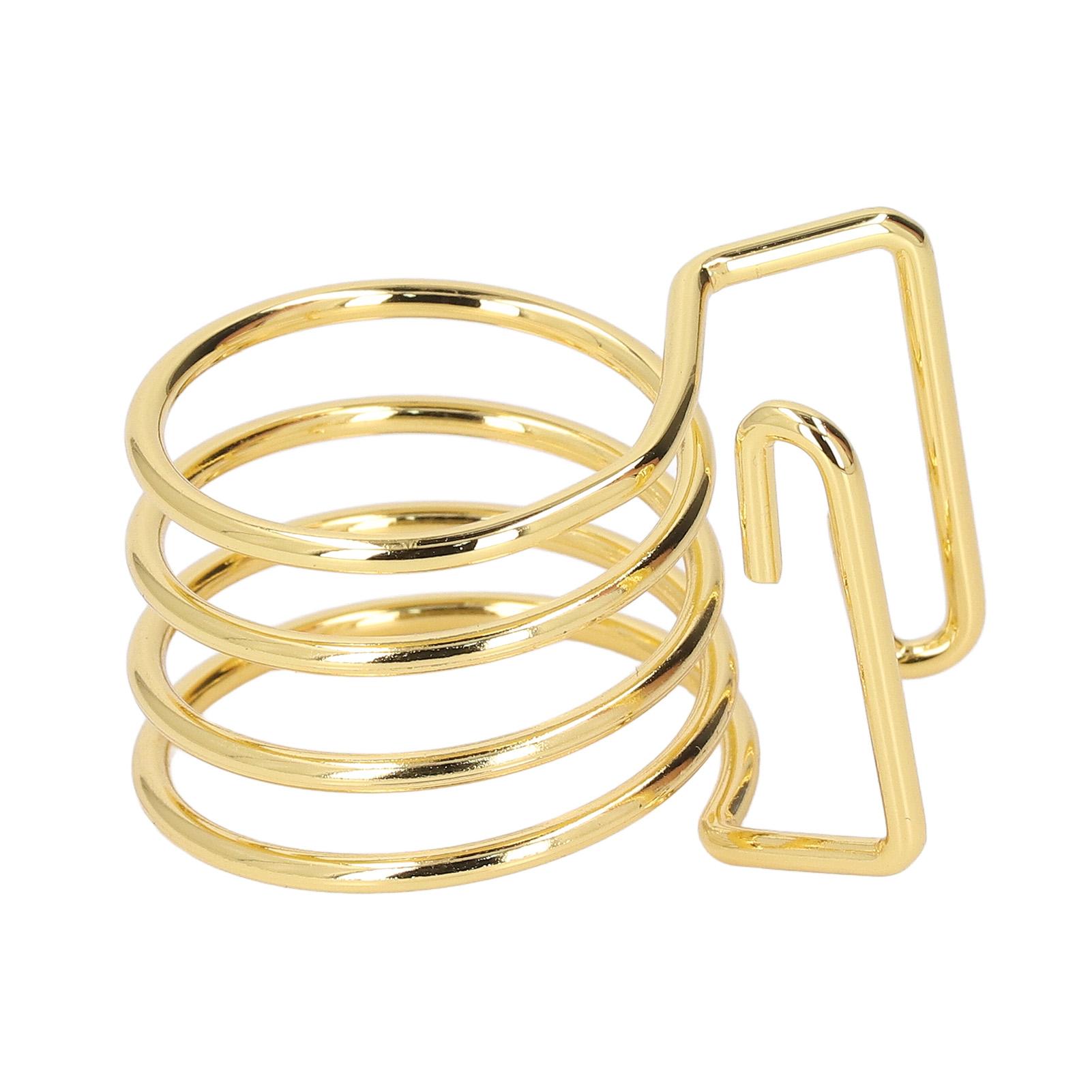 

Alto Saxophone Mouthpiece Ligature Alloy Gold Spiral Sax Mouthpiece Fastener for Performance