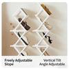 Stackable Shoe Organizers For Closet Or Hallway Foldable Structure Convenient To Carry And Store Maximizes Your Space