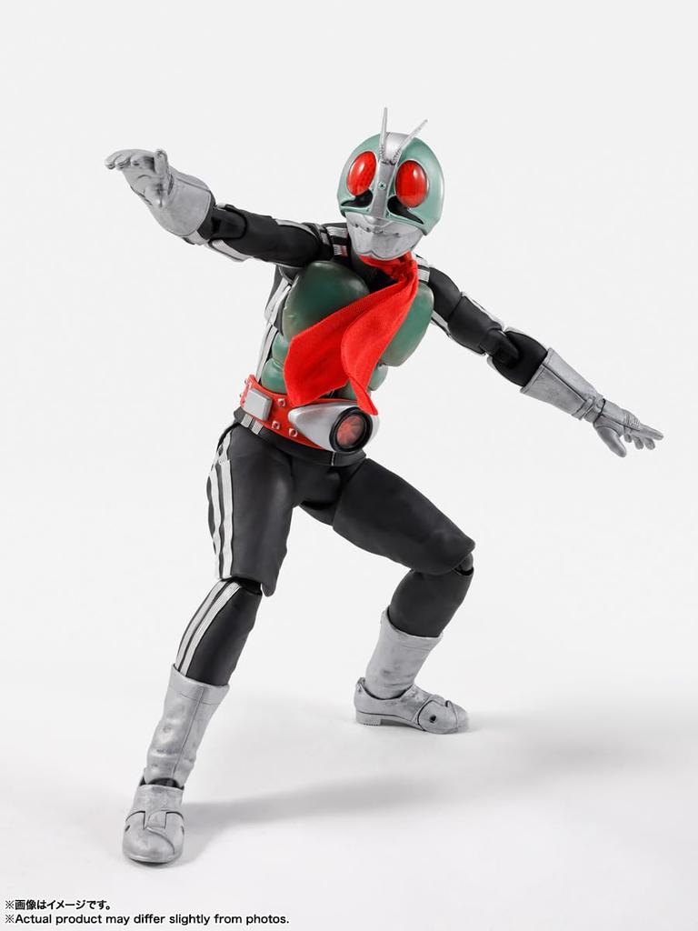 TAMASHII NATIONS Bone Carving Kamen Rider New 1 Glorious Showa Rider Edition Press Limited Edition Base Approximately 145mm PVC ABS Fabric Painted