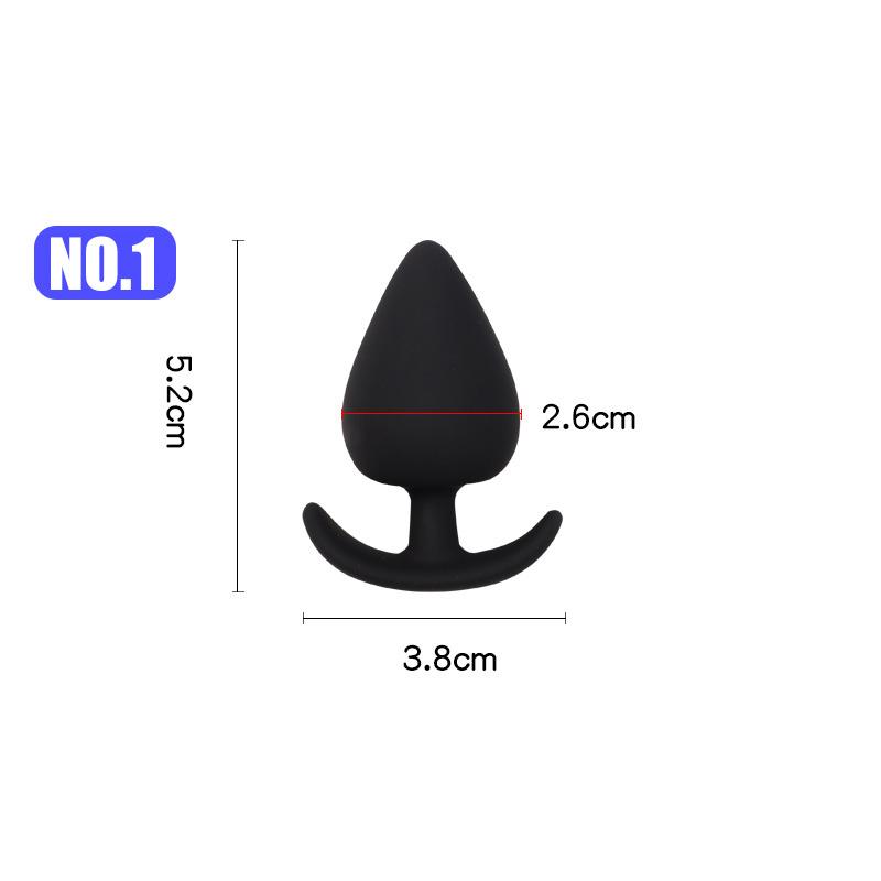 Anal Plug Safe Silicone Dildo Anal Butt Plugs G Spot Stimulation Unisex Wearable Stopper Adults Sex Toys for Men Women