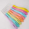 8Pcs Ergonomic Crochet Hook for Beginner Crochet Hobbyist,8 Size Long Handle Crochet Hook Needle 2.5mm-6mm  (4/0-10/0MM)