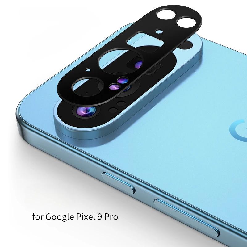 

1-3 PCS Metal Aluminum Camera Lens Ring Protector For Google Pixel 9 Pro XL HD Lens Cover Screen Protector Film 1PCS