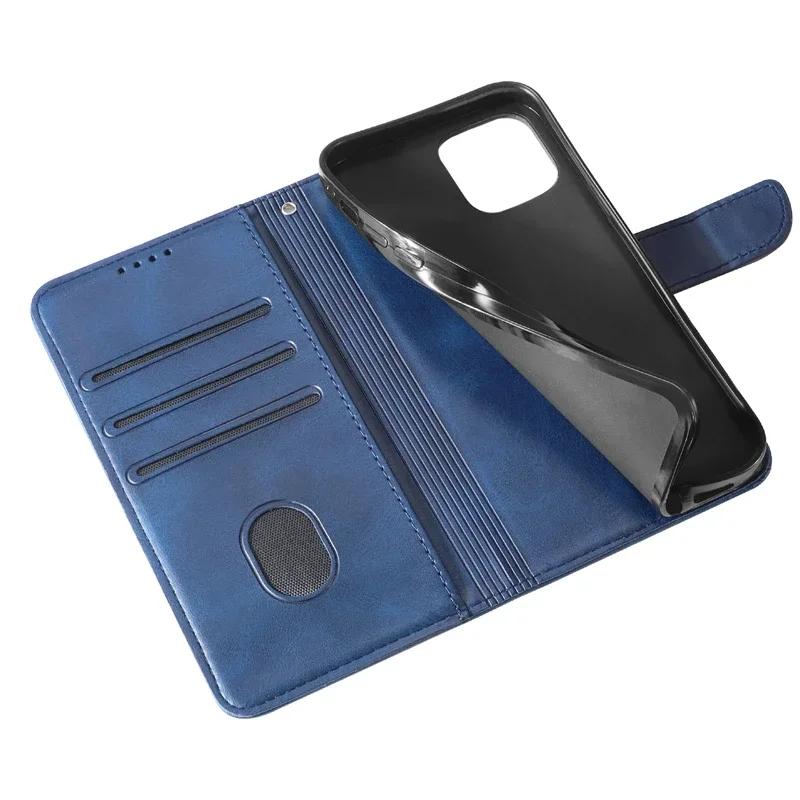 Cards Solt Wallet Leather Case For Samsung S25 Ultra S24 Plus S23 FE S22 A16 A26 A36 A56 A55 A35 A15 Flip Hand Strap Bag Cover