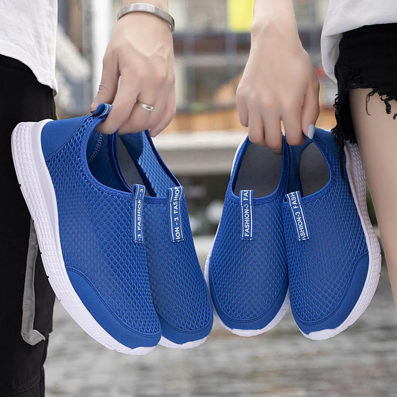 Male Sneakers Couple Lightweight Women Mesh Breathable Casual Sneakers Outdoor Sports Unisex 2024 Plus Size Fashion Running Shoe