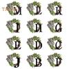 Door Wreath Pendant No Watering Add Atmosphere Anti-break Exquisite Eucalyptus Door Wreath Pendant Balcony Supply