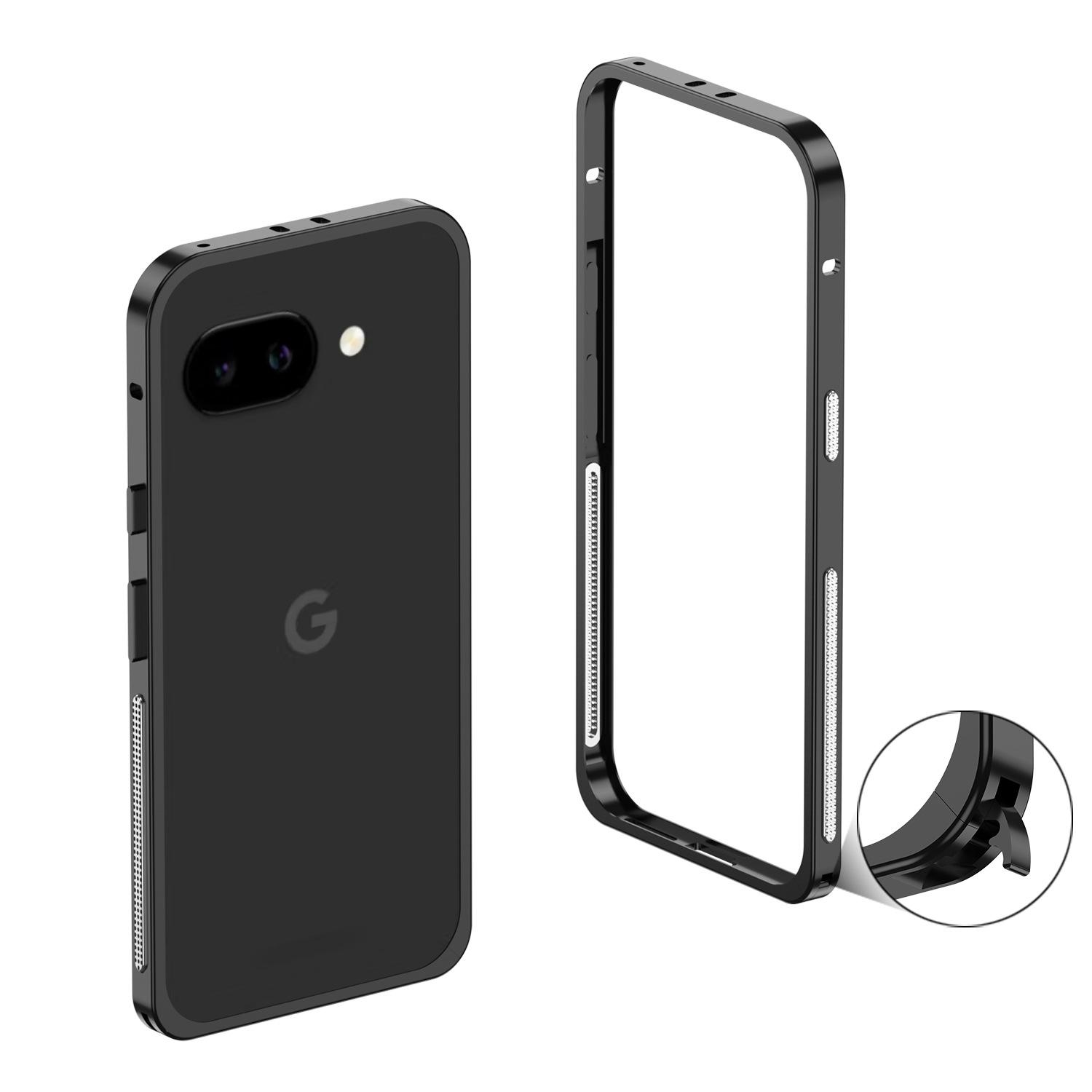 

Google Pixel 9 Pro XL Metal Edge Frame Heat Dissipation Snap-on Case Google Pixel 9A