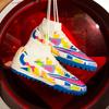 15 Scarpe da Allenamento Sportivo Speciali per Calcio High-Top con Chiodi Ag, Tessuto Fly-Weave Senza Cuciture, per Uomo e Donna