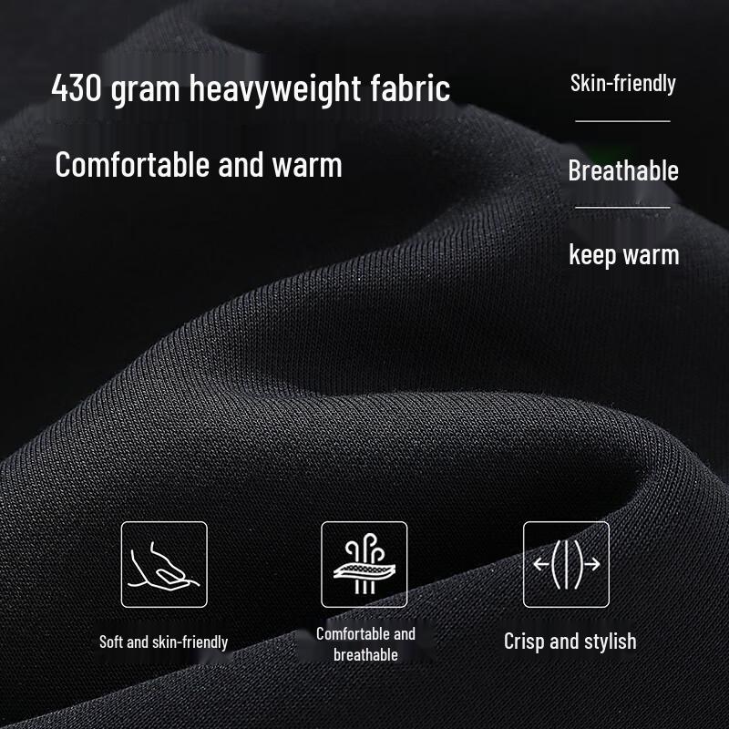 JEEP SPIRIT Men's Winter Warm Wide-Leg Casual Pants