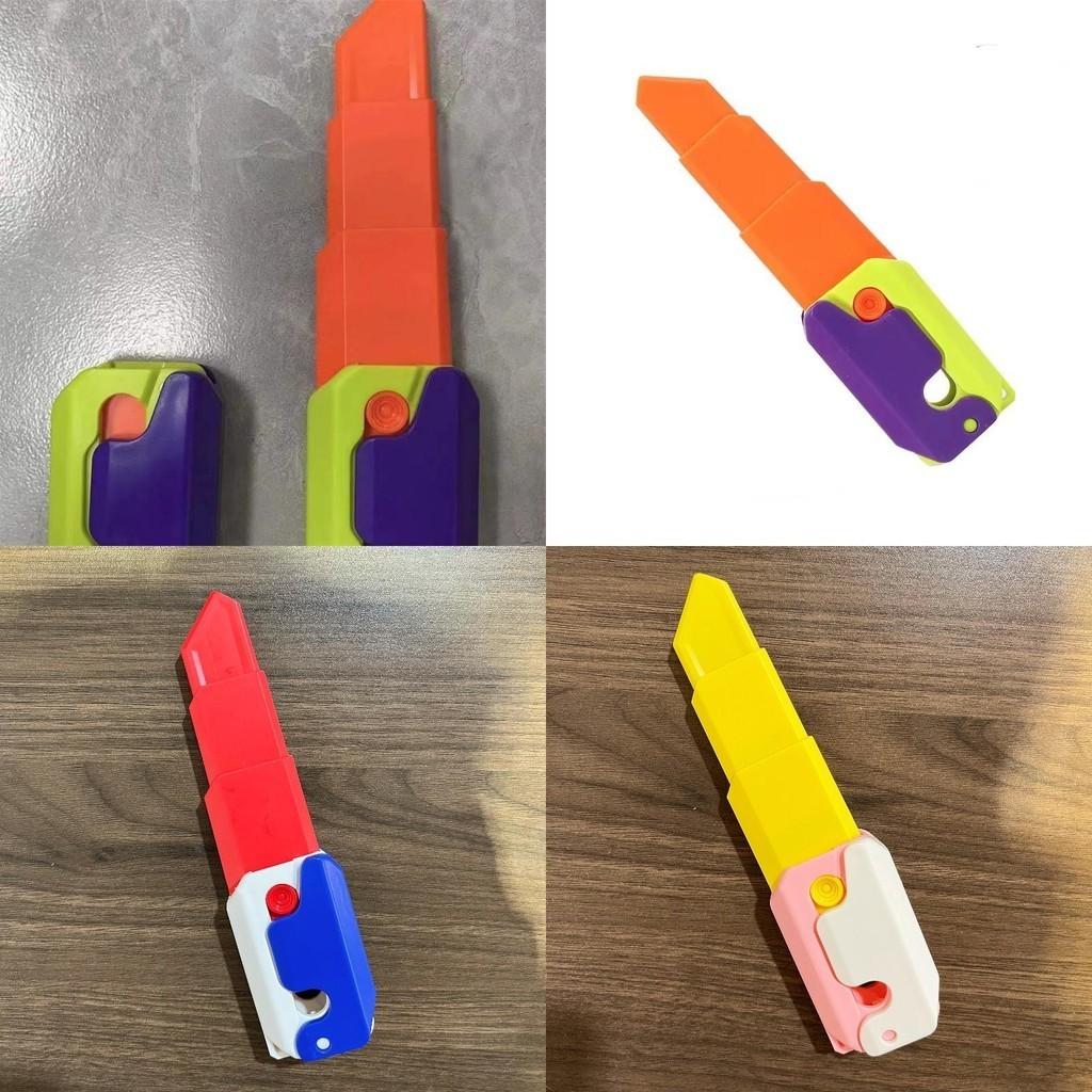 Large Carrot Knife Toy 3d Gravity Upgrade Edition Trendy Stress Relief Toy