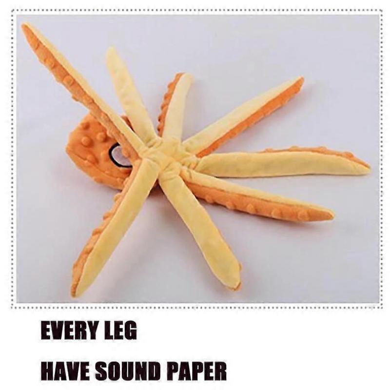 Whiskerspot 3pcs Octopus Dog Toy Set, Eco-Friendly No-Stuffing Plush Squeaky Chew Toys for Small Medium Dogs, Interactive Training (2025 New)