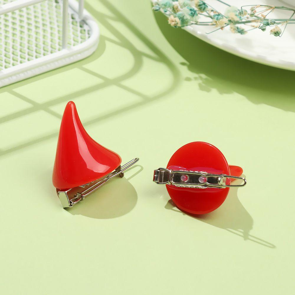 1 Pair Cosplay Halloween Horn Gothic Hair Clips Costume Pin Small Demon OX Horn Hairpins