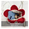“2025 Women's Wool Knit Mini Bucket Bag - Autumn/Winter Crossbody Shoulder Bag”
