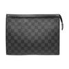 [Pre-Owned] Pochette Voyage MM 'Black Damier Graphite Canvas' - Very Good #5QXM3M