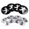 4pcs 56mm Car Wheel Center Hub Caps Decor Sticker Car-styling For 206 307 308 3008 207 208 407 508 2008 5008 107 106 205