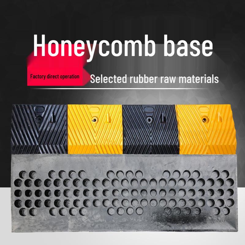 High Load Capacity Rubber Speed Bump for Car & Road Safety