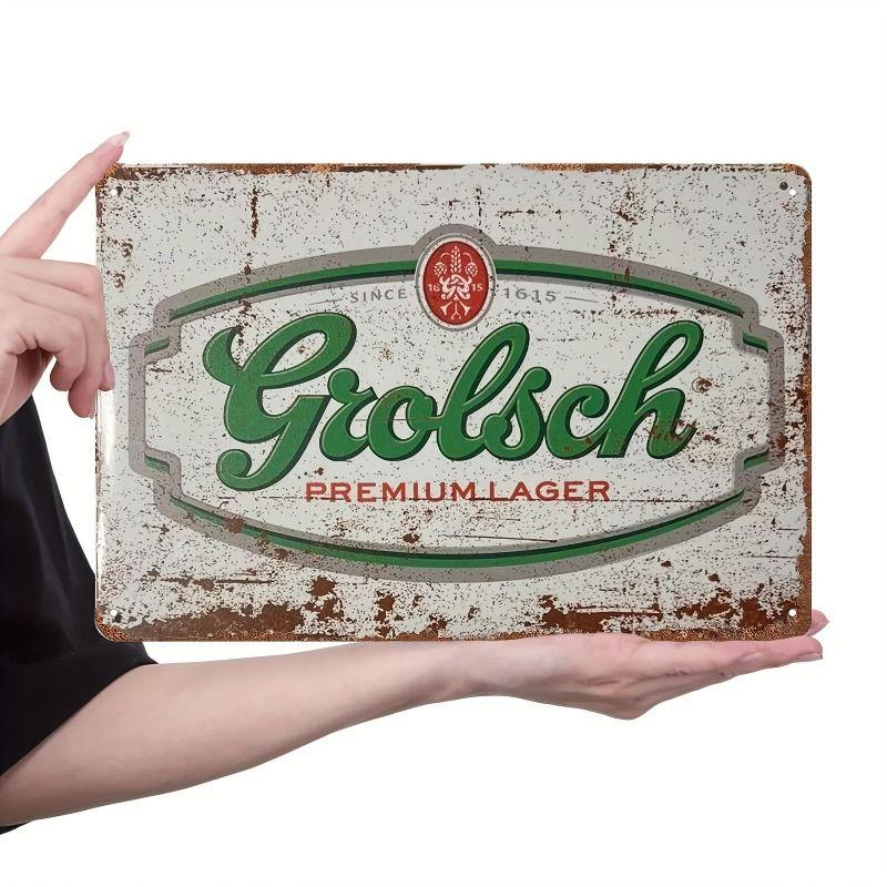 Decorative Metal Beer Sign 30x20cm