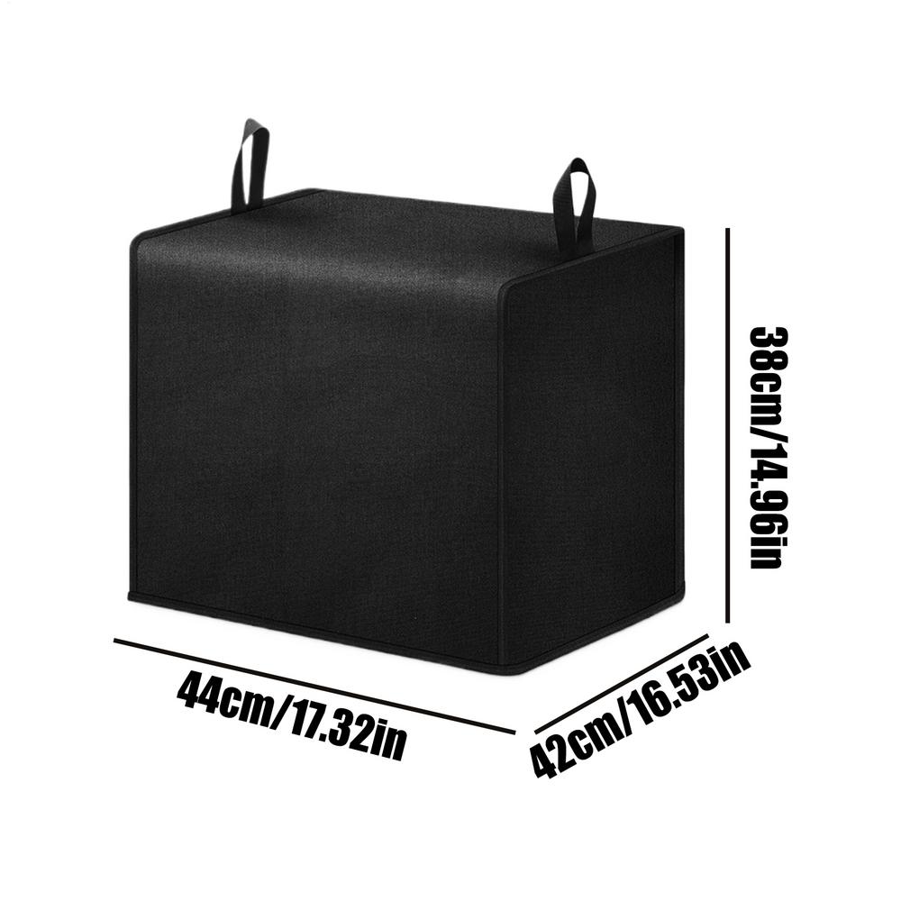 

Cover For Air Fryer Waterproof Toaster Oven Protector Heat-Resistant Air Fryer Cover For Steamer Cooker Counter Dining Room чорний