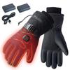 USB Heated Gloves With Battery Box 3-Temp Adjustable Full Finger Ski Electric Gloves Touchscreen Mitten Hand Warmer For Cycling