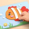 10 Pieces of Kids's 3D Stickers Foam Sticker Puzzles Enjoyable DO-IT-YOURSELF Games Ideal for Kids Hue Painting On the Back |