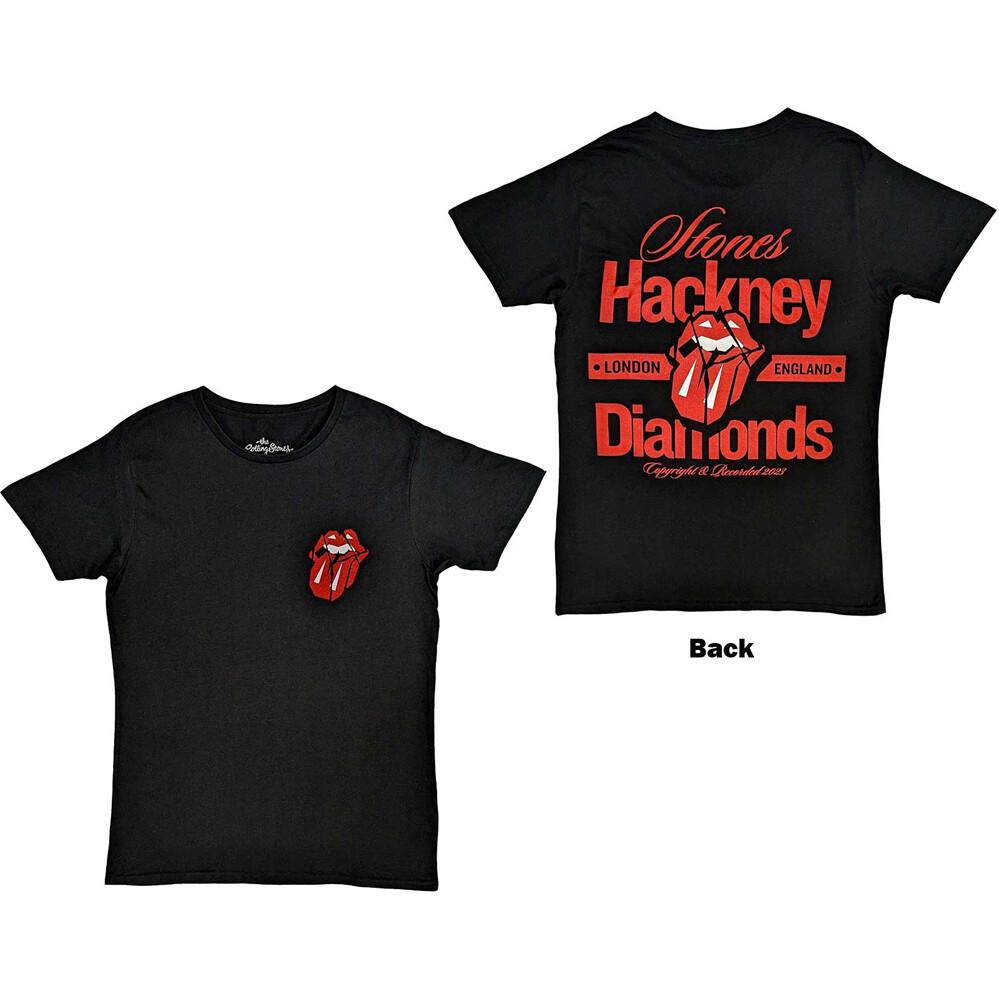 Rolling Stones - Hackney Diamonds Hackney Лондон - Черная футболка Унисекс футболка XL