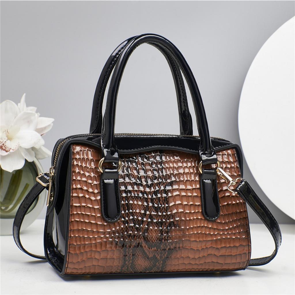 New Design Stone Design Splicing High-value Handbag Printed High-end Shoulder Bag Versatile Simple To Use Crossbody Bag