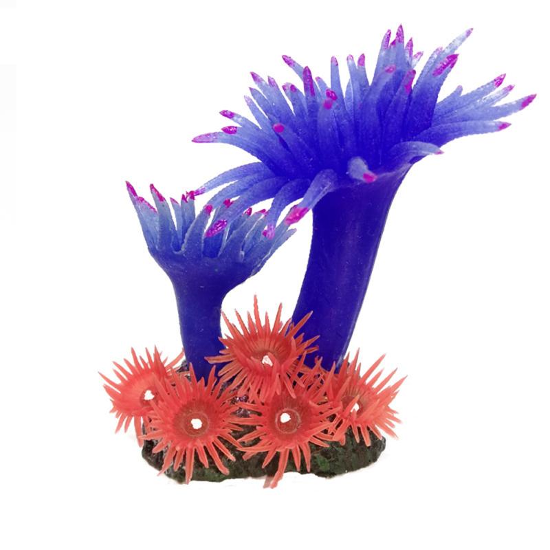 Simulation Silicone Ornament Artificial Coral Sea Tree Aquarium Fish Tank Landscaping Decoration