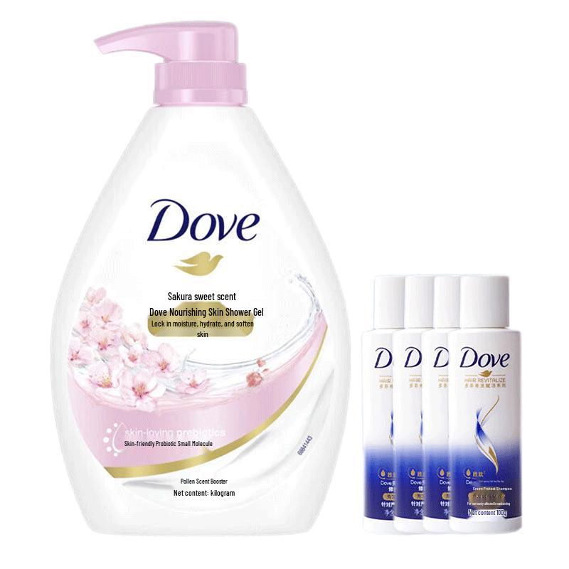 

Dove Cherry Blossom Shower Milk & Shampoo Set