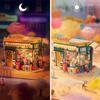 Robotime Rolife DIY Diorama Mini Dollhouse Rainbow Candy House Kids Miniature Doll House Wooden Kit Toy DG158