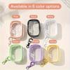 1pc Mini Storage Bag Transparent PVC Zipper Pouch Chargers Data Cables Earphones Jewelry Lightweight Portable Travel & Daily Use