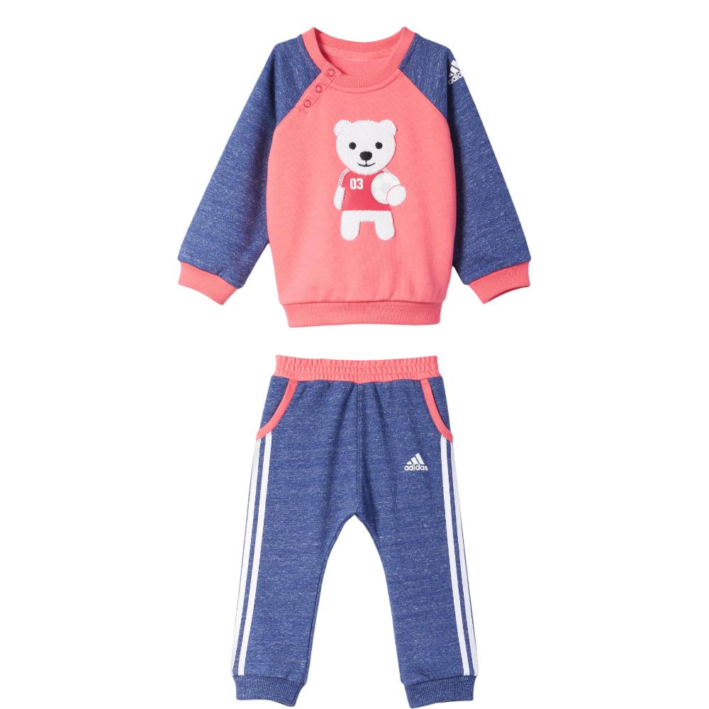 Adidas Casual Sportswear Blue Pink Infant And Toddler CG0387 74