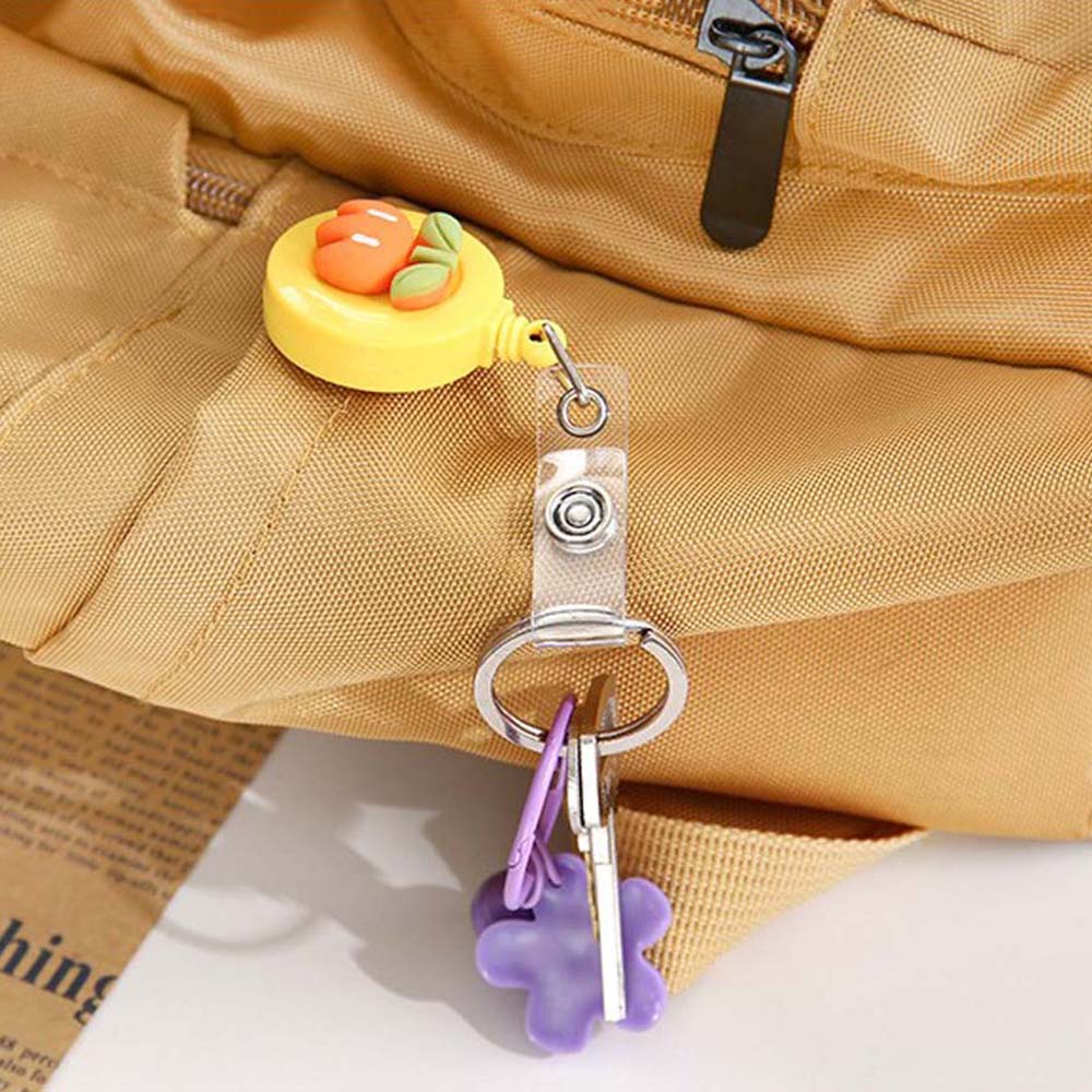Supplies Cartoon Credit Card Holder Clip Retractable Badge Reel ID Badge Holder Clip ID Name Holder