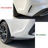 1 Pair Black Car Rear Bumper Diffuser Side Splitters Glossy  For BMW 3 Series G20 320i 325i 330i M Sport 2019-2025 accessories