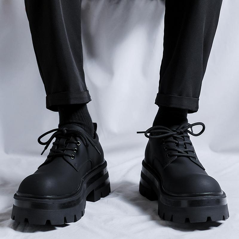 Fashion Thick soled casual men's shoes Classic Fashion Minimalist Style Leisure Party Office Plus Size 38-46 Youth daily shoes Ho