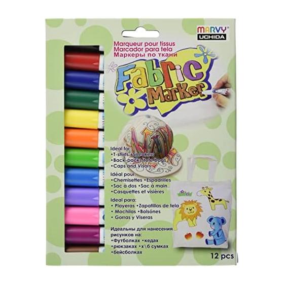 Marvie 560 Fabric Marker 12 Color Set 560-12A