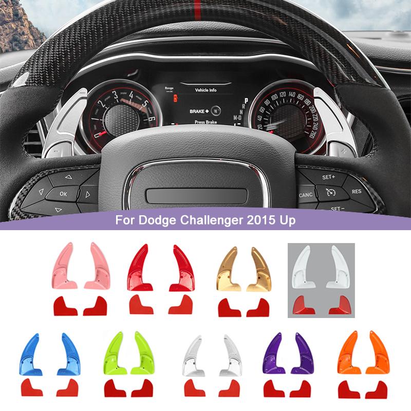 

Декоративные наклейки на автомобильный рычаг переключения передач, подходят для Dodge Challenger/Durango/Charger 2015 Up, аксессуары из алюминиевого сплава