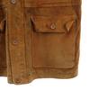 Uniqlo Old Suede Leather Jacket M Brown Men's Used