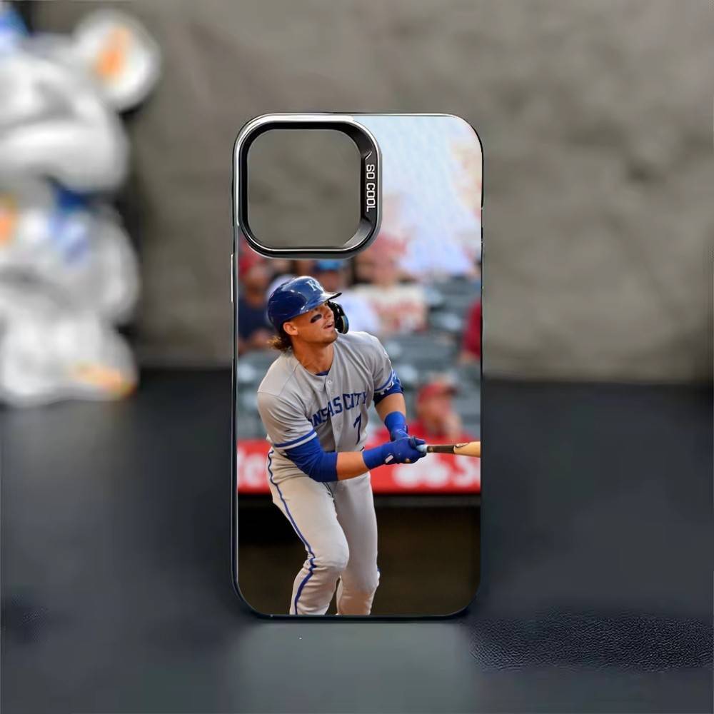 

B-Bobby witt JR 7 Phone Case For iPhone 17 16 15 14 13 12 11 Pro Max Plus Silver candy Matte Cover iPhone14Pro