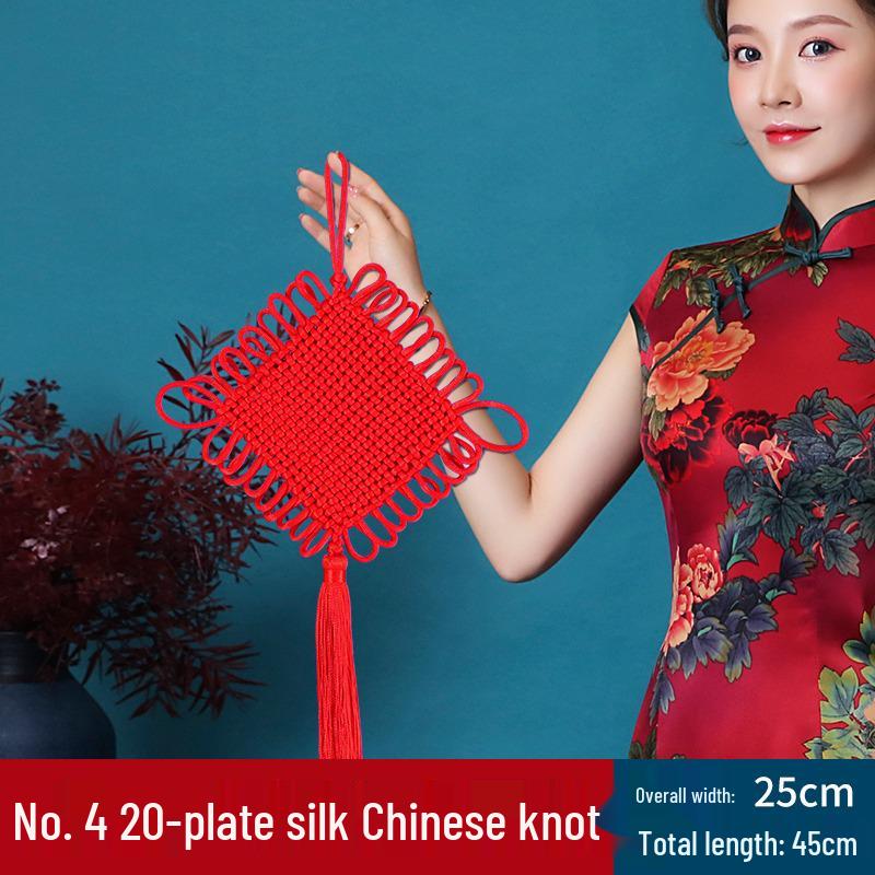 Large Chinese Knot Fu Character Pendant - New Year & Housewarming Wall Decoration