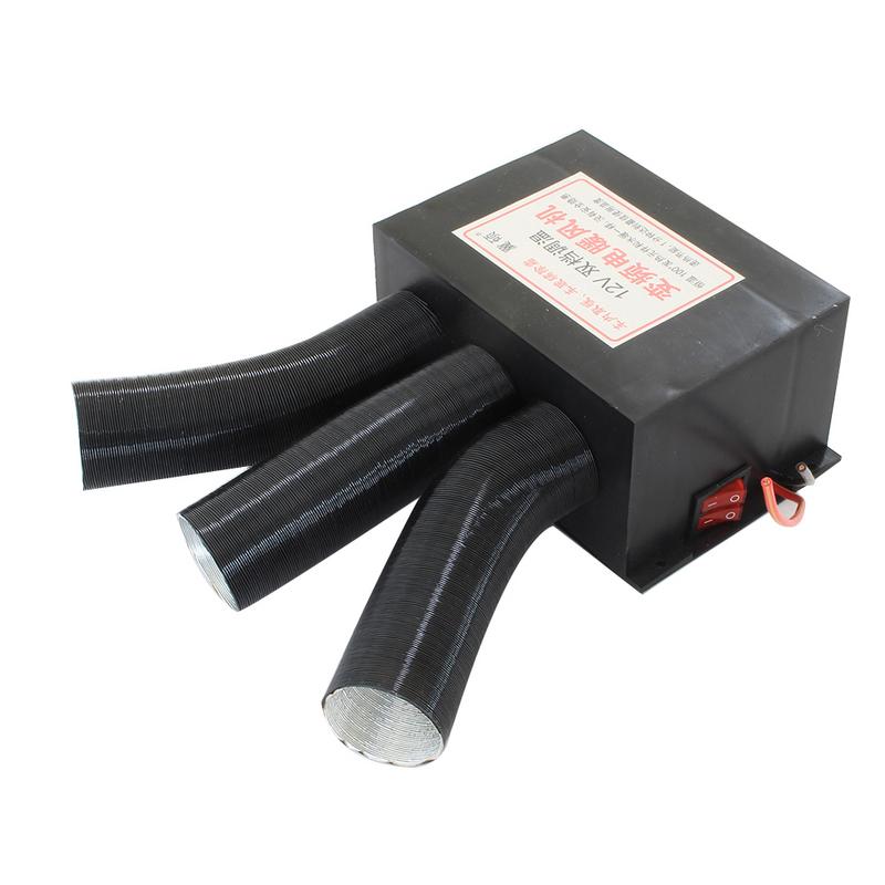 Fast Heating 3 Port Car Air Heater 800W DC 12V Auto Windshield Defroster Compact Air Heater Fan Car Accessories