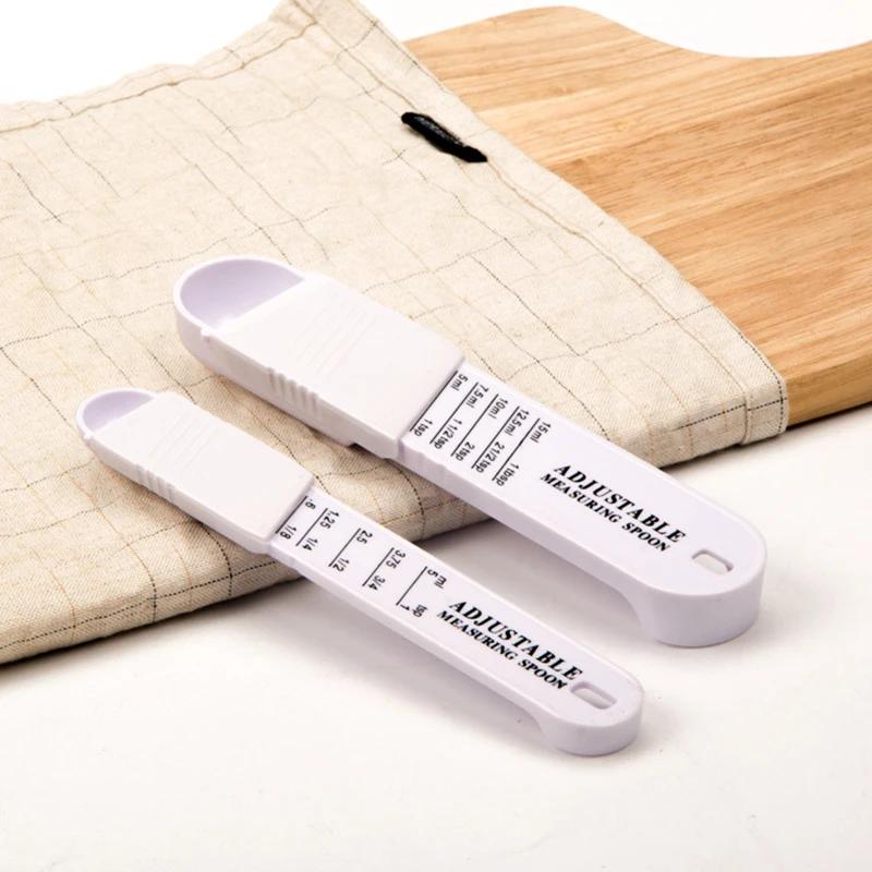 Adjustable Measuring Spoon Set Multi-Scale Measuring Spoon for Baking Cooking Powder Spoon Scale Mini Kitchen Measuring Tools