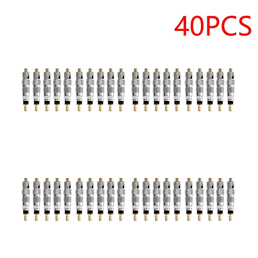 Bike Tire Valve Core Set Bicycle Tyre Air Valve Core Repair Tool Kits Replacement for Outdoor Cycling Bikes