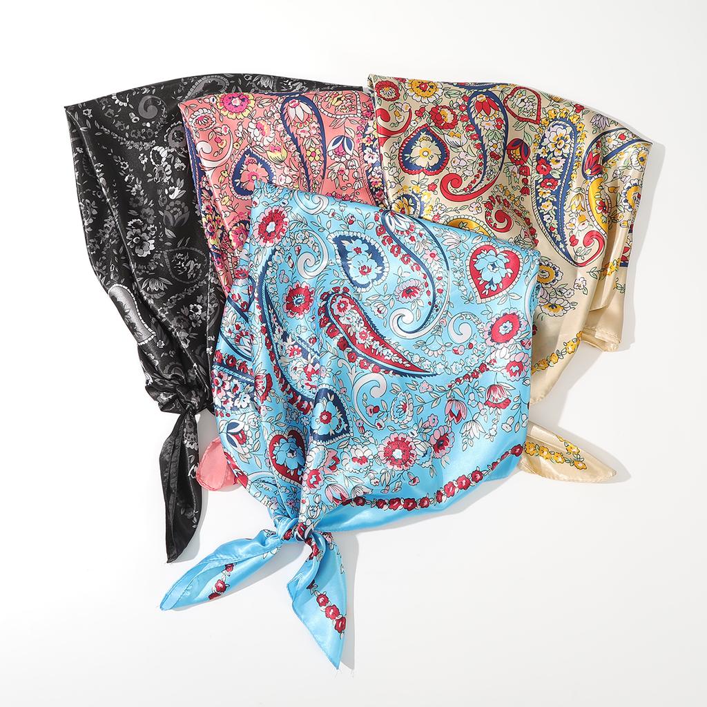 AWAYTR Cashew Pattern Headband Hair Scarf Bands for Women Party Headwear Cartoon Print Bandana Turban Hairband Headpiece