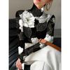 Lady's Sexy High-neck Long-sleeved T-shirt, Soft Texture for Autumn and Winter Tops, Machine Washable
