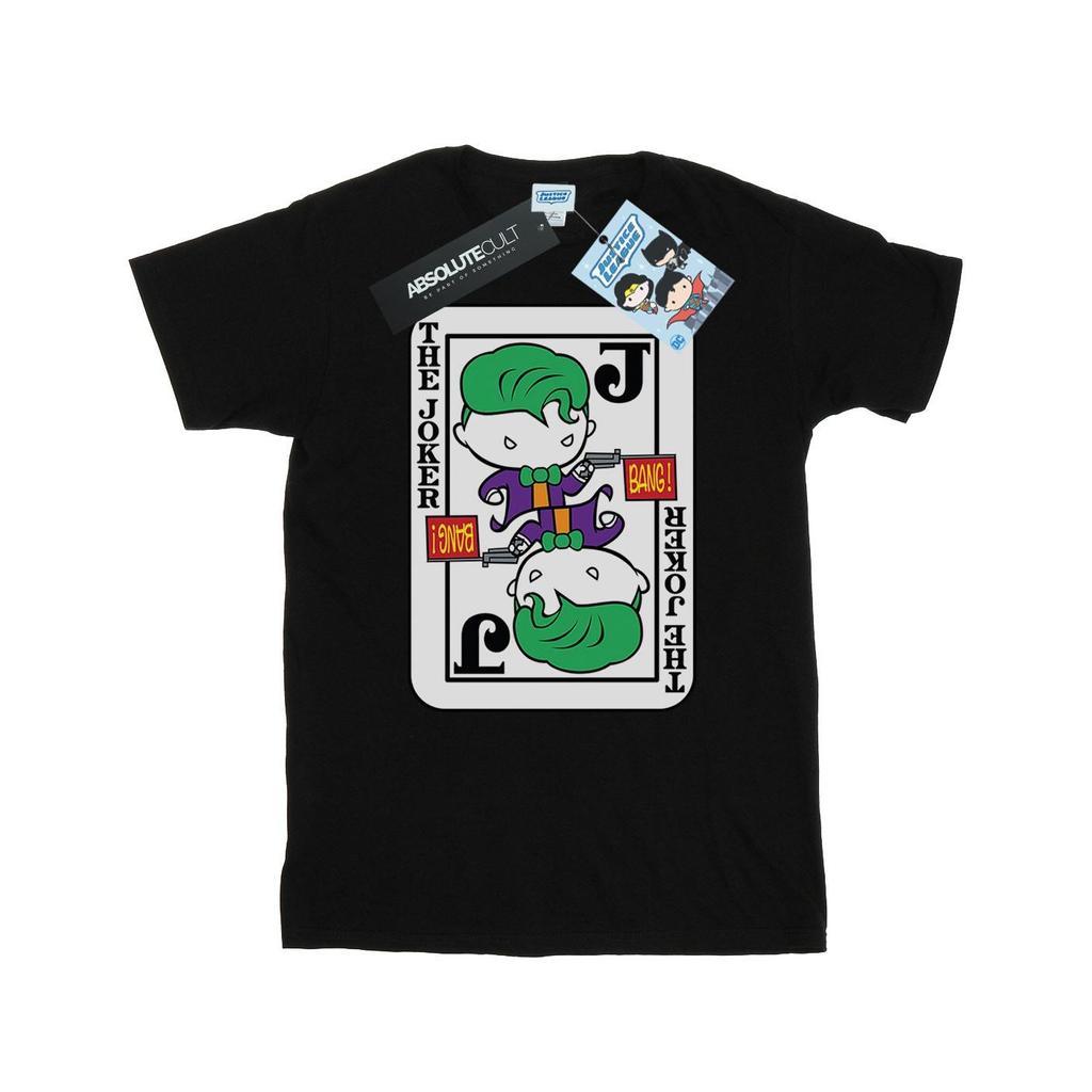 DC Comics Tricou pentru bărbați cu cărți de joc Chibi Joker
