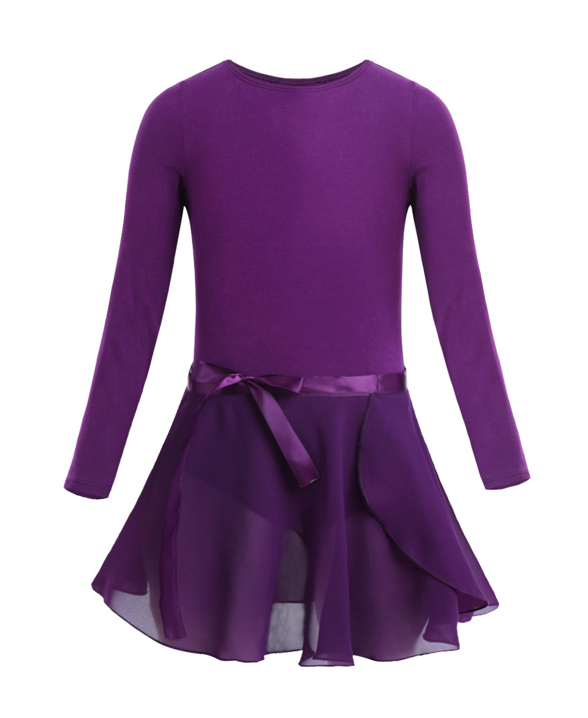 Manyakai 2 stuks meisjes ballet tutu jurk ballerina dans kostuums gymnastiek turnpakje met gestrikte rok set 3-4 Years