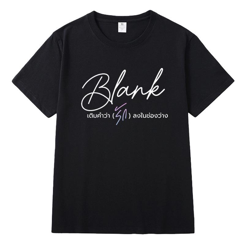 Love Fills the Blank Fayeyoko Women's Cotton Short Sleeve T-Shirt - Stylish Letter Design