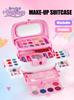 Children's makeup set toy girl, rich built-in makeup box, princess can wash, pretend to play with makeup set toys and mirrors